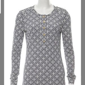 Tory Burch Reva Logo Blouse